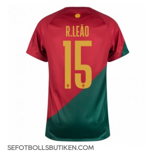 Portugal Rafael Leao #15 Replika Hemma matchkläder VM 2022 Korta ärmar